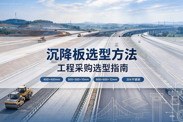 锦江沉降板选择方法