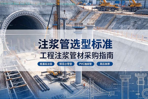 锦江注浆管选型标准