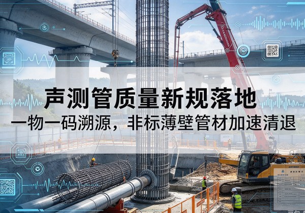 锦江声测管质量新规落地，一物一码溯源，非标薄壁管材加速清退