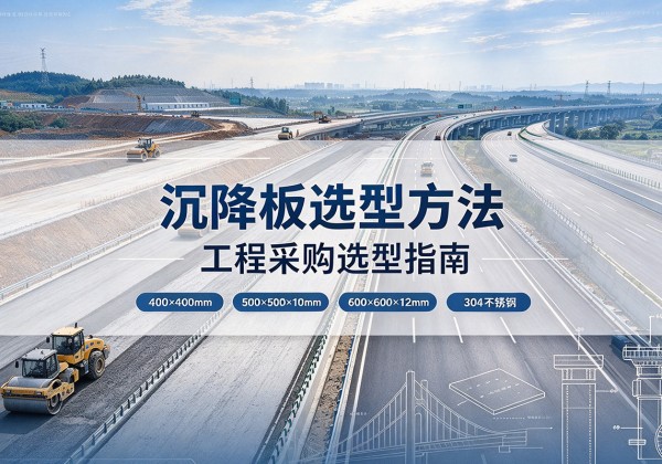 锦江沉降板选择方法
